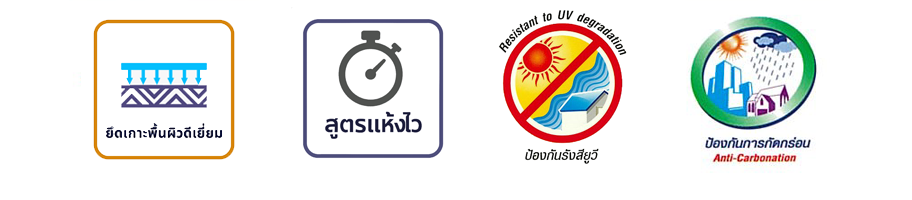 คุณสมบัติของสี DNT AC-floor